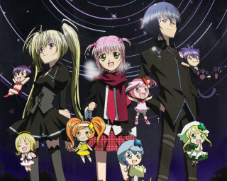 Anime characters night sky stars 8 - a group of anime characters free wallpaper