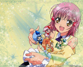Girl pink hair stuffed animal - manga and anime 1 9 9 9 free wallpaper