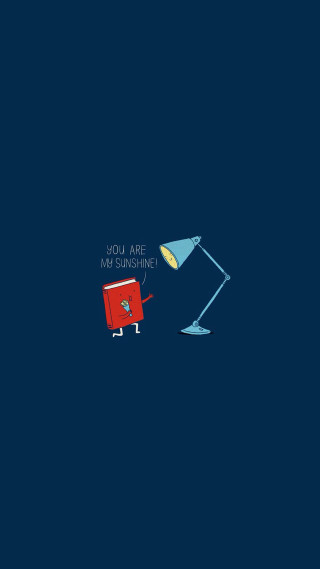 Red chair lamp blue background - a lamp free wallpaper