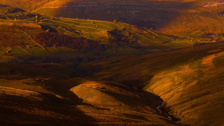 Valley stream hillside trees tiltshift - the hillside free wallpaper
