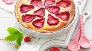Strawberry pie strawberry spoon rococo - bela čikoš sesija free wallpaper