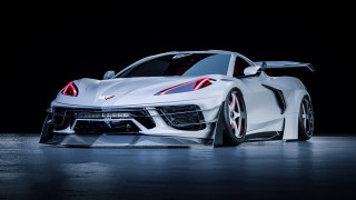 White sports car hood up 2 - its hood free wallpaper