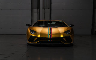 Yellow lamb car rainbow hood - technicolor free wallpaper