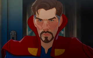 Superman cartoon beard mustache blueeyes - doc hammer free wallpaper