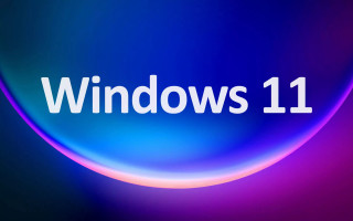 Blue purple windows11 side circular - background free wallpaper for desktop