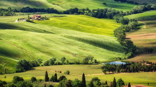 Green field pond hill house - the hill free wallpaper