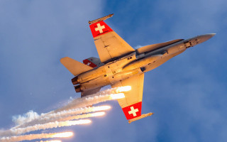 Fighter jet blue sky white 2 - a fighter free wallpaper