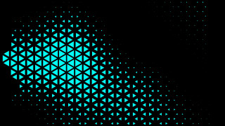 Black background blue triangle generative - a hologram free wallpaper for desktop