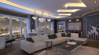 Living room couch comfortable relaxing - table free wallpaper