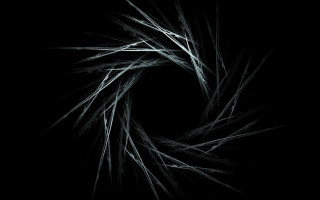 Black white circular lines night - line free wallpaper