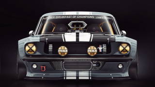 Cobra racing stripe hood lights - racing free wallpaper