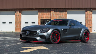 Mercedes sports car parking lot - a parking lot next free wallpaper