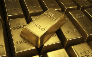 Gold bars number one digital - incoherent free wallpaper