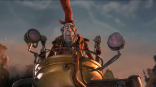 Cartoon character horse drum red - steampunk free wallpaper