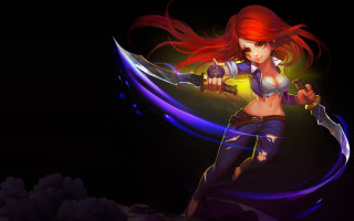 Woman sword dual wielding red - a sword and a sword free wallpaper