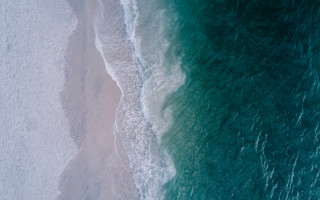Dionisius beach surfboard ocean horizon - ocean free wallpaper