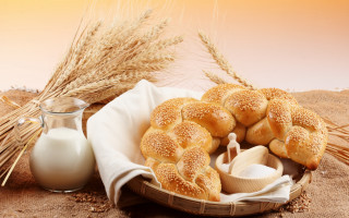 Basket milk bread wheat table - bouchta el hayani free wallpaper for desktop