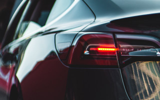 Car tail light reflection detailed - rear free wallpaper