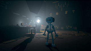 Robot light beeple vanitas lowpoly - low free wallpaper