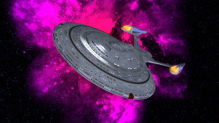 Spaceship galaxy purple pink stars - a space ship free wallpaper