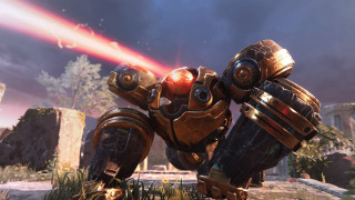 Robot red light battle scene - a robot free wallpaper