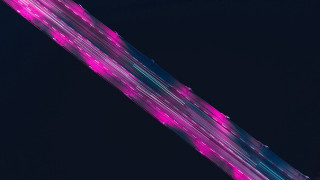 Long pink object air black - a blue sky behind free wallpaper