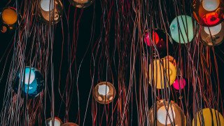 Lights kinetic art abstract globe - kinetic art free wallpaper