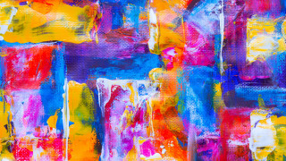 Colorful abstract fire painting volcano - free abstract wallpaper