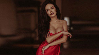 Red dress romanticism elina karimova - romanticism free wallpaper