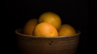 Bowl oranges lemons table dark - edward weston free wallpaper
