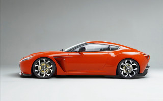 Red sports car studio gray 4 - a gray background free wallpaper