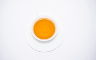 Tea plate spoon minimalist 3d - a white table top free wallpaper