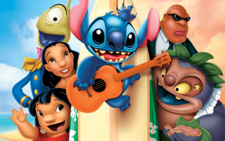Cartoon beach guitar music characters - other character free wallpaper