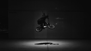 Bike trick shadow cinematic blackwhite - a trick in the air free wallpaper