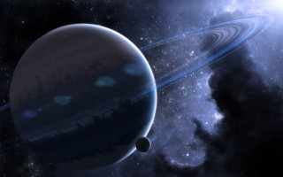Planet ring star background space 6 - a picture of a planet free wallpaper