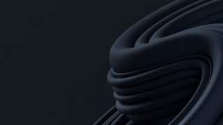 Black background long cord generative 2 - c4d free wallpaper