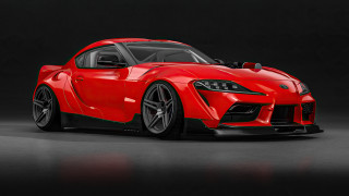 Red sports car digital render - cornelisz hendriksz vroom free wallpaper
