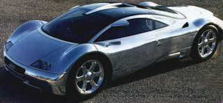 Silver sports car driving parking - a parking lot free wallpaper