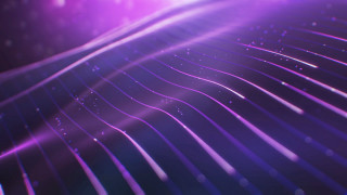 Purple night sky wave cloud - chromatic aberration free wallpaper