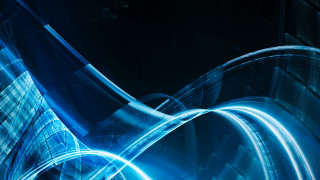 Blue abstract lines curves holography - line free wallpaper
