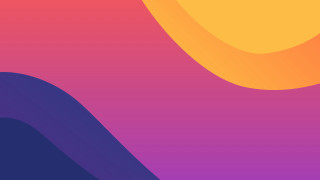 Colorful background curved moon girls - curve in the middle of it free wallpaper
