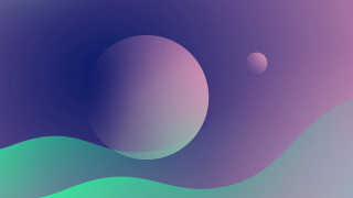 Purple green balls blue green - the middle of it free wallpaper
