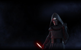 Woman saber dark background blood - a black light free wallpaper