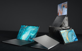 Laptops group purism rendering table - a black surface free wallpaper