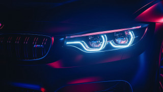 Car bright headlight dark neon - the dark free wallpaper