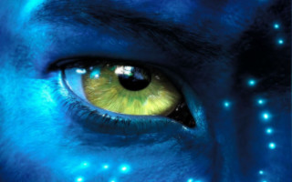 Close up blue yellow eye - drew struzan free wallpaper