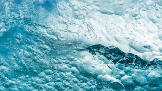 Melting wave ice bubble ocean - over the ocean water free wallpaper
