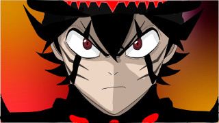 Cartoon hat redeyes blackoutfit horns - horn free wallpaper