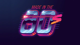Colorful neon font arrow 80s - carles delclaux i free wallpaper