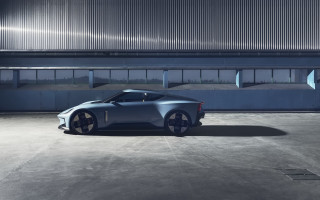 Silver sportscar night parkinglot building - the car free wallpaper